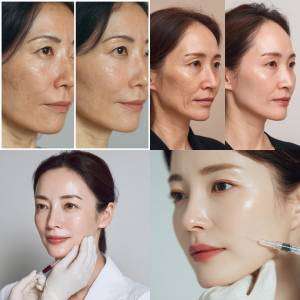 幹細胞治療症例写真:しわ・しみ改善・ハリツヤアップの美肌治療